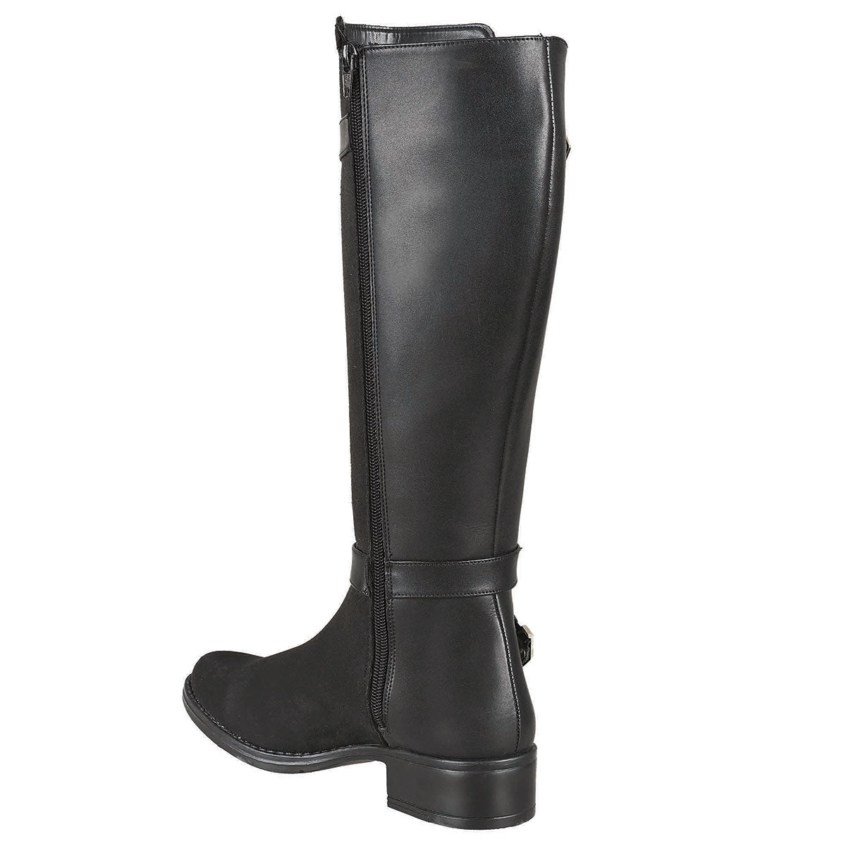 Bota Larga Para Mujer CASTALIA Negro Gamuza 002 35