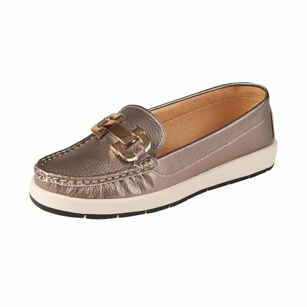 Zapato Confort Moderno Para Mujer CASTALIA 108-75 Inox