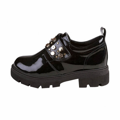 Zapato Escolar de Charol  Para Niña CASTALIA 109-06 Negro