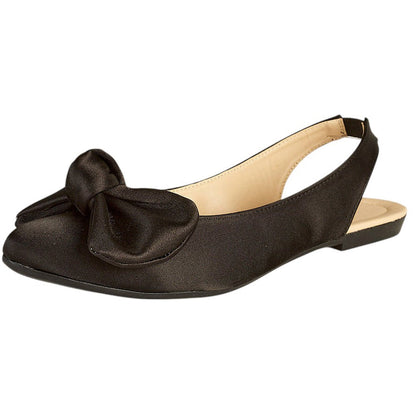 Balerina Para Mujer CASTALIA 124-103 Negro con Moño