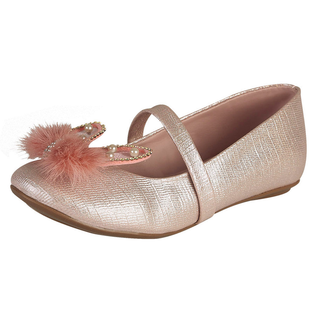 Balerina Para Niña CASTALIA 146-21 Rosa  con Moño y Pedrería