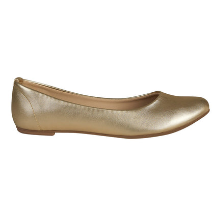 Balerina Para Mujer CASTALIA 191-58 Dorada Lisa