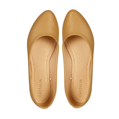 Balerina Para Mujer CASTALIA 191-60 Beige Lisa