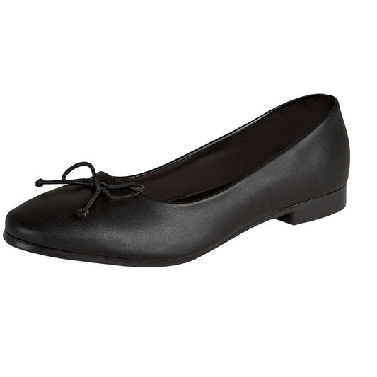 Balerina Para Mujer CASTALIA 191-64 Negro Detalle De moño