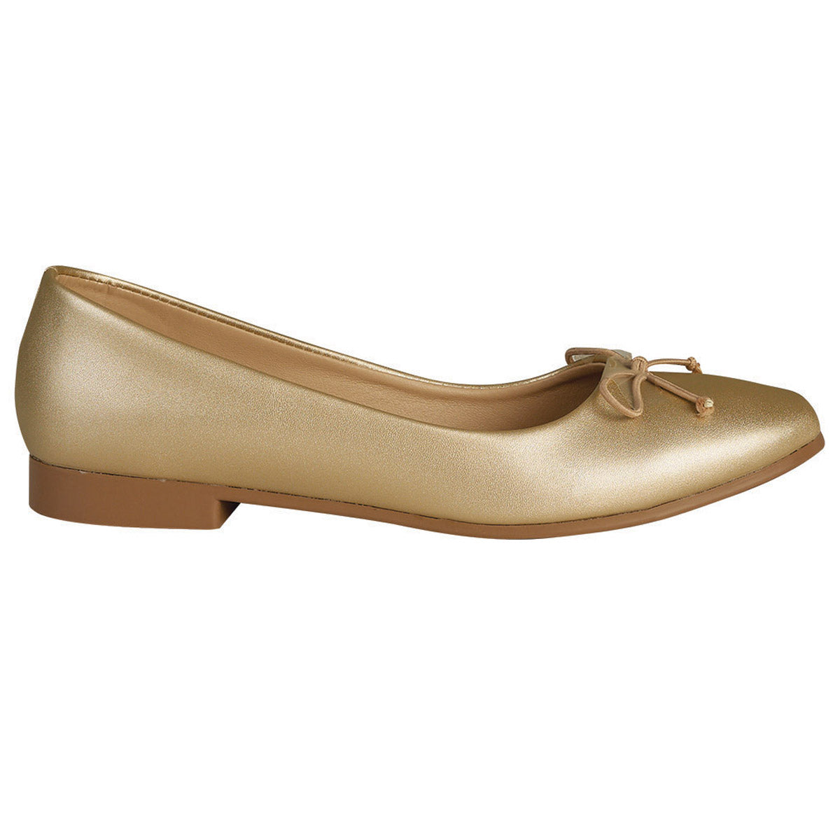 Balerina Para Mujer CASTALIA 191-65 Dorado con Detalle Moño