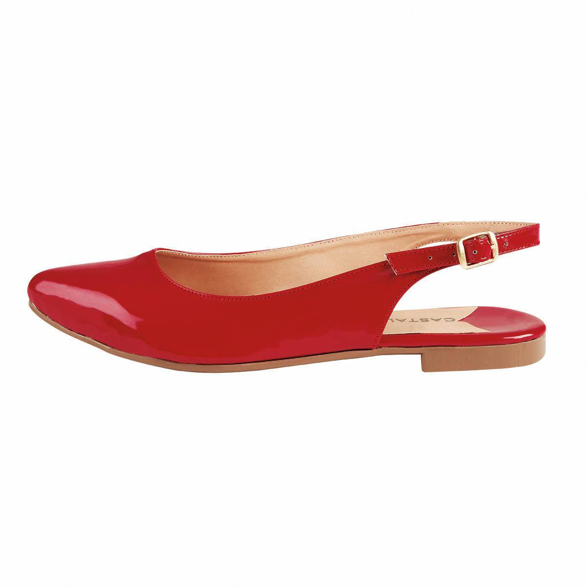 Balerina de Charol Para Mujer CASTALIA 220-77 Rojo