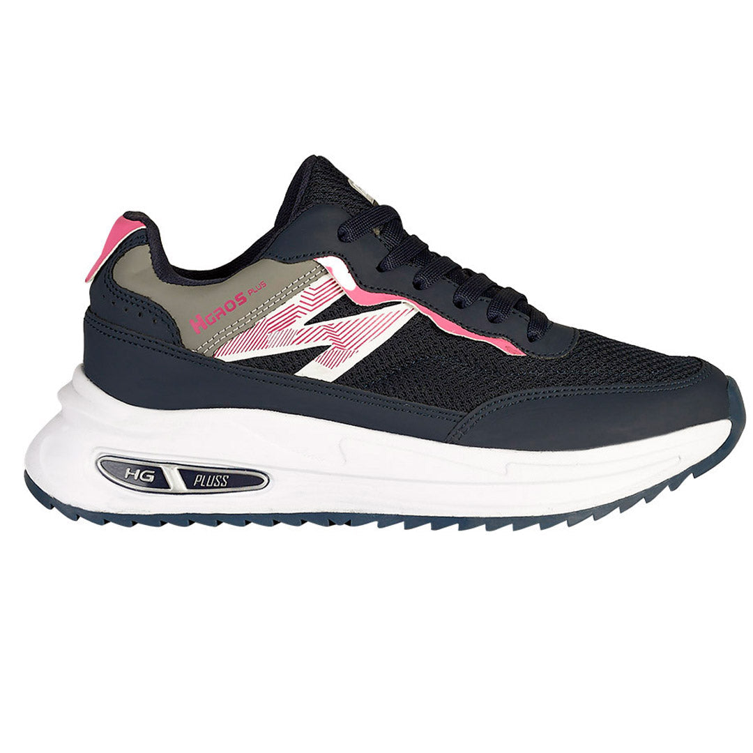 Tenis Deportivo Mujer CASTALIA 270-54 Negro Suela Blanca