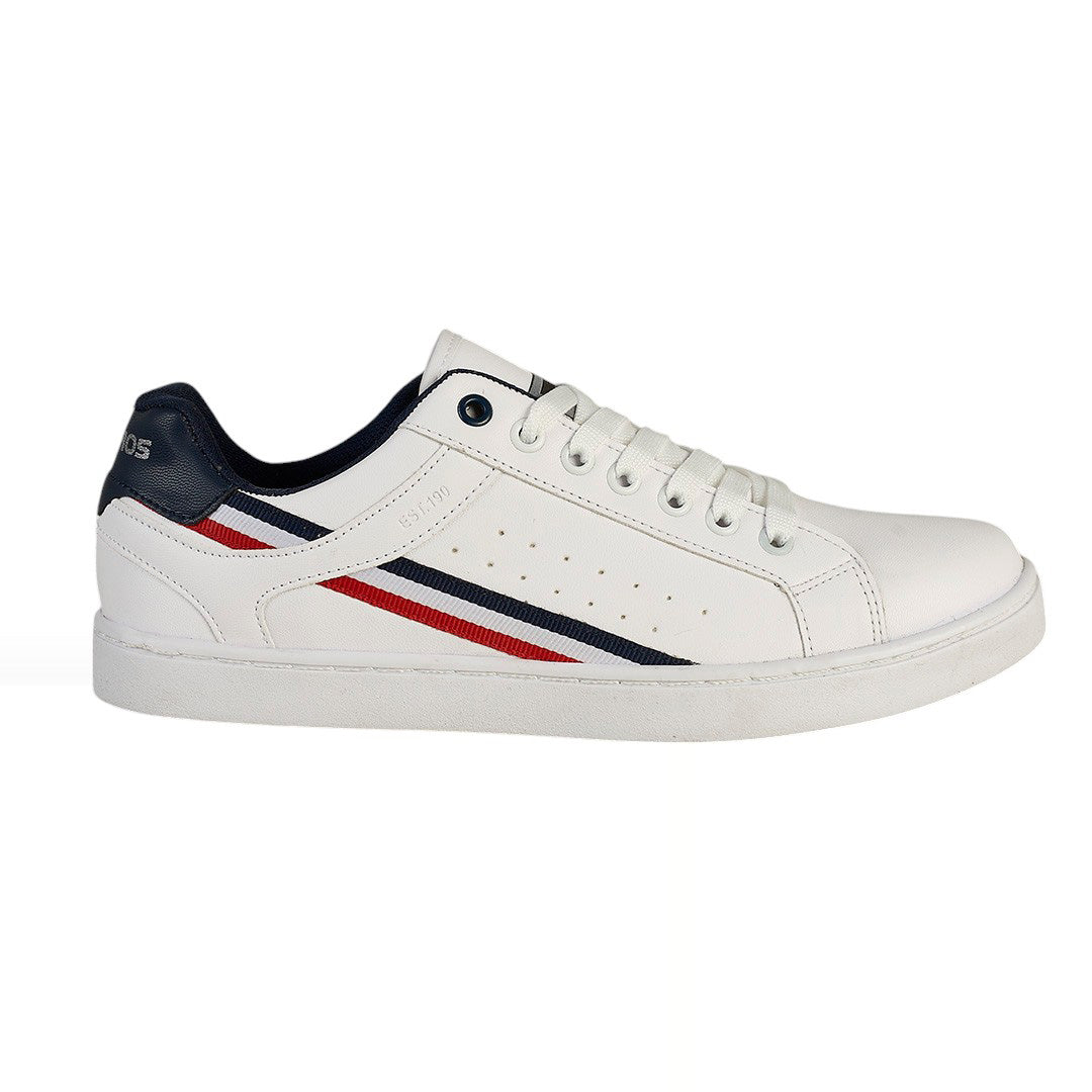 Tenis Urbano Para Hombre CASTALIA 270-55 Blanco con Marino