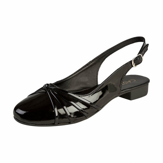 Balerina Para Mujer CASTALIA 307-58 Negro Detalle de nudo