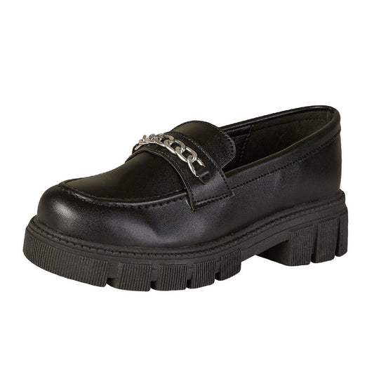 Balerina Para Mujer CASTALIA 329-89 Negro Detalle de Cadena