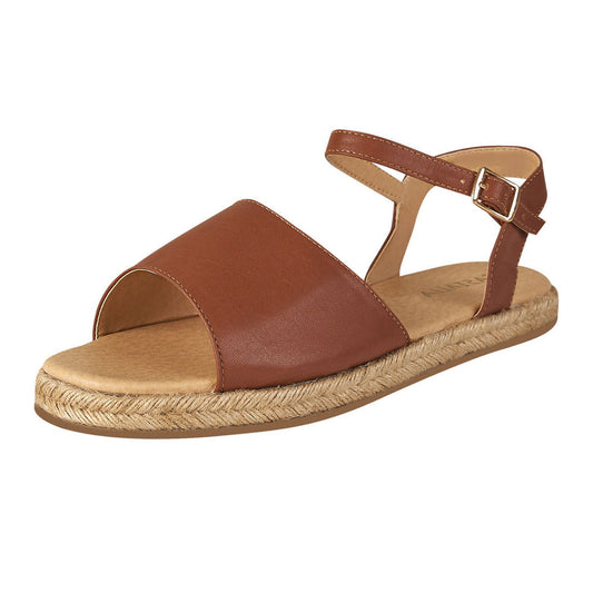 Sandalia Para Mujer CASTALIA 337-76 Tan Suela de Yute