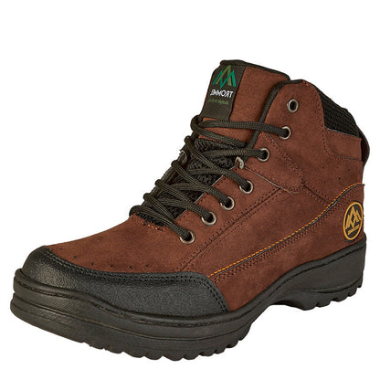 Bota de Gamuza Para Hombre CASTALIA 437-12 Café Uso Rudo