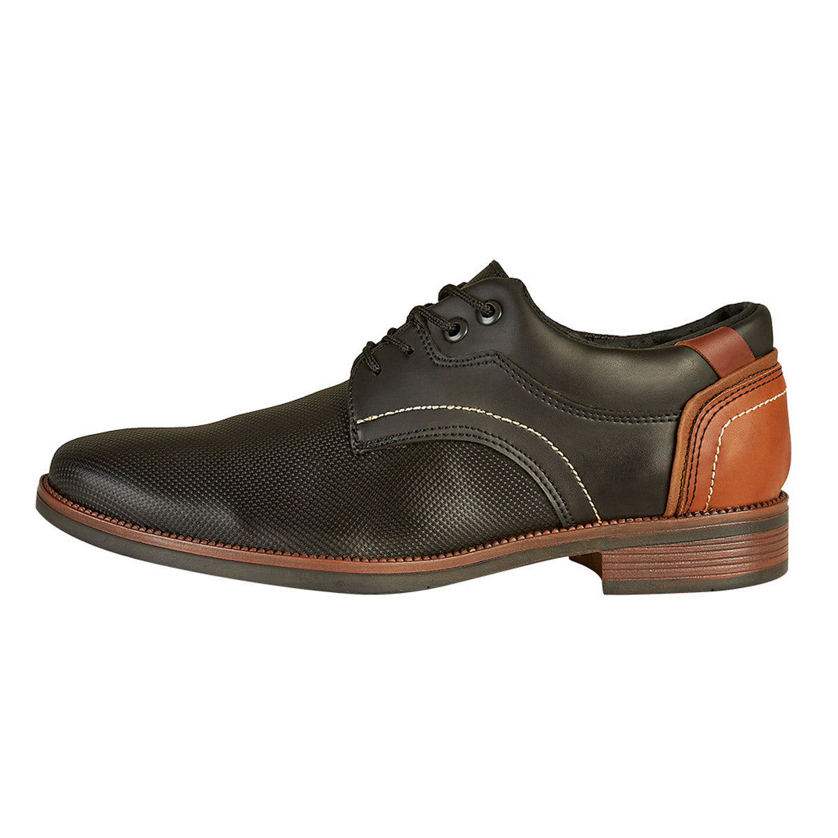 Zapato Casual Para Hombre CASTALIA 455-55 Negro con Café