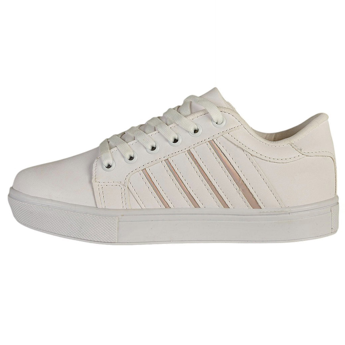 Tenis Urbano Para Mujer CASTALIA 505-10 Blanco con Rosa