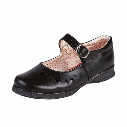 Zapato Escolar Para Niña CASTALIA 508-99 Negro con Estrella