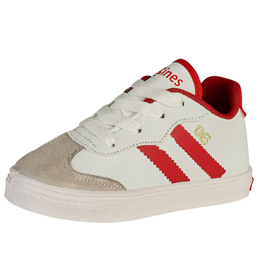 Tenis Para Bebés CASTALIA Blanco con Rojo