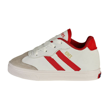 Tenis Para Bebés CASTALIA Blanco con Rojo