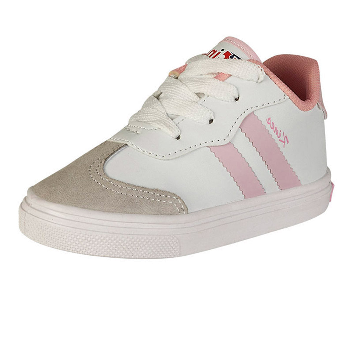 Tenis Urbano Para Niña CASTALIA 520-55 Blanco con Rosa