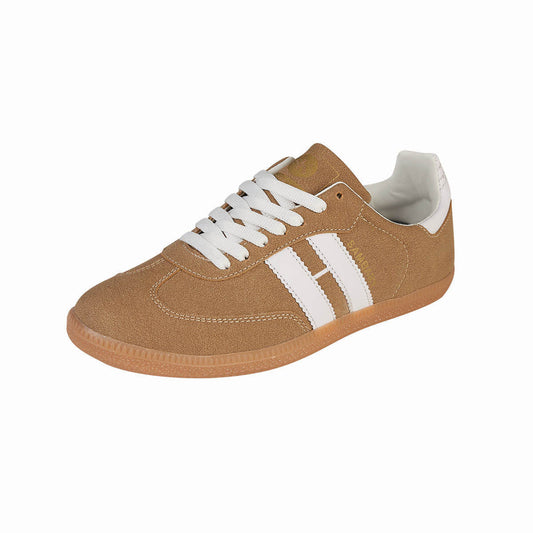 Tenis Urbano Para Mujer CASTALIA 564-43 Café con Blanco