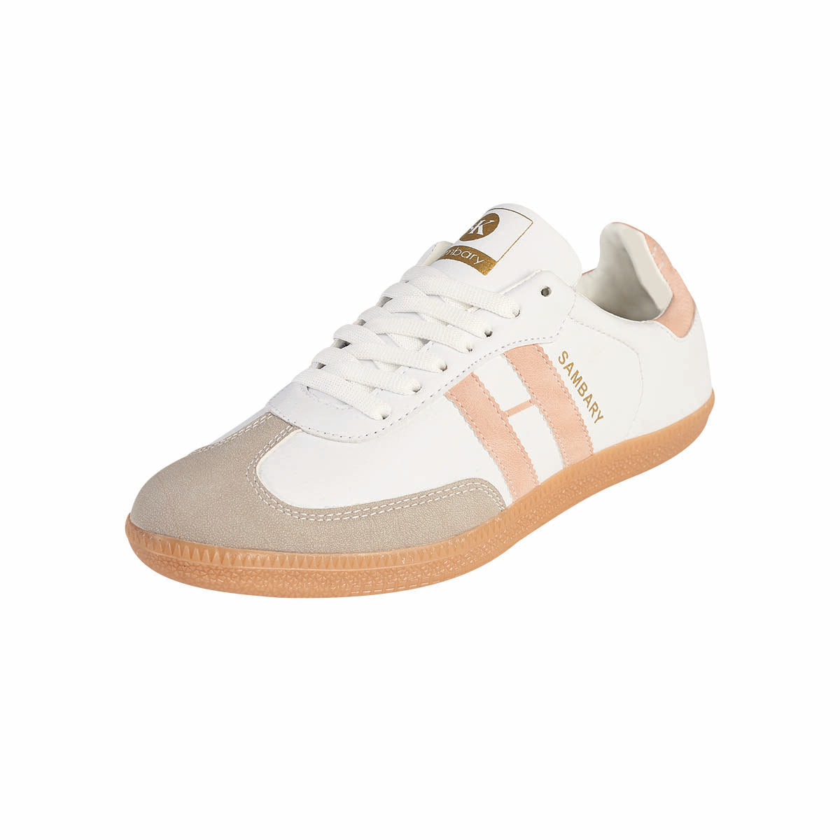 Tenis Urbano Para Mujer CASTALIA 564-44 Blanco con Rosa