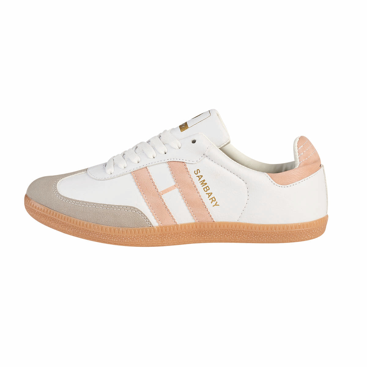 Tenis Urbano Para Mujer CASTALIA 564-44 Blanco con Rosa