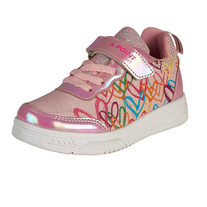 Tenis Para Niña CASTALIA 598-09 Multicolor Velcro Ajustable