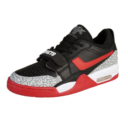 Tenis Urbano Para Hombre CASTALIA 603-84 Negro con Rojo