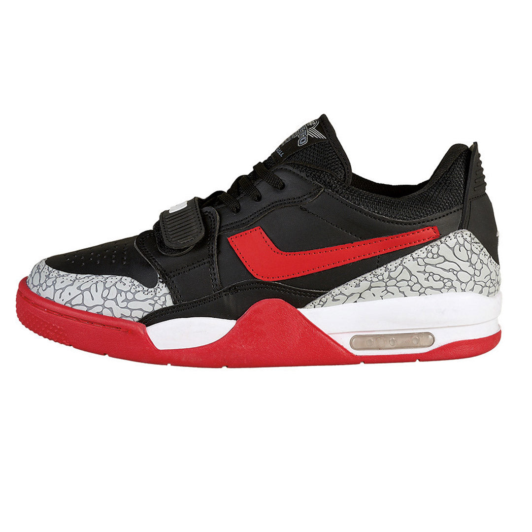 Tenis Urbano Para Hombre CASTALIA 603-84 Negro con Rojo