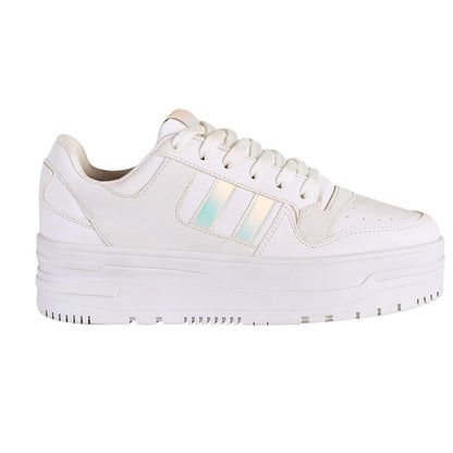 Tenis Urbano Para Mujer CASTALIA 646-24 Blanco Suela Alta