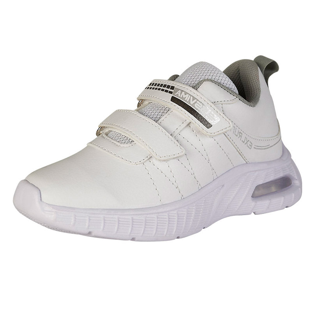 Tenis Para Niña CASTALIA 651-40 Blanco Velcro Ajustable