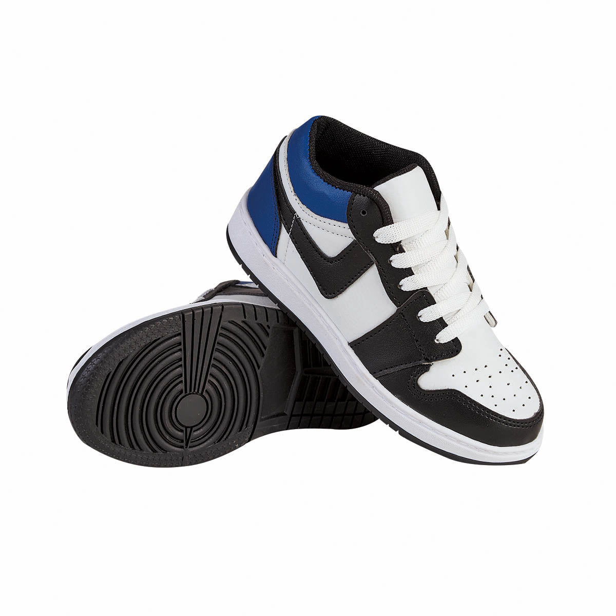 Tenis Urbano Niño CASTALIA 659-103 Negro con Azul Agujetas