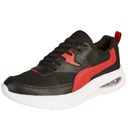 Tenis Deportivo Hombre CASTALIA 659-116 Negro con Rojo