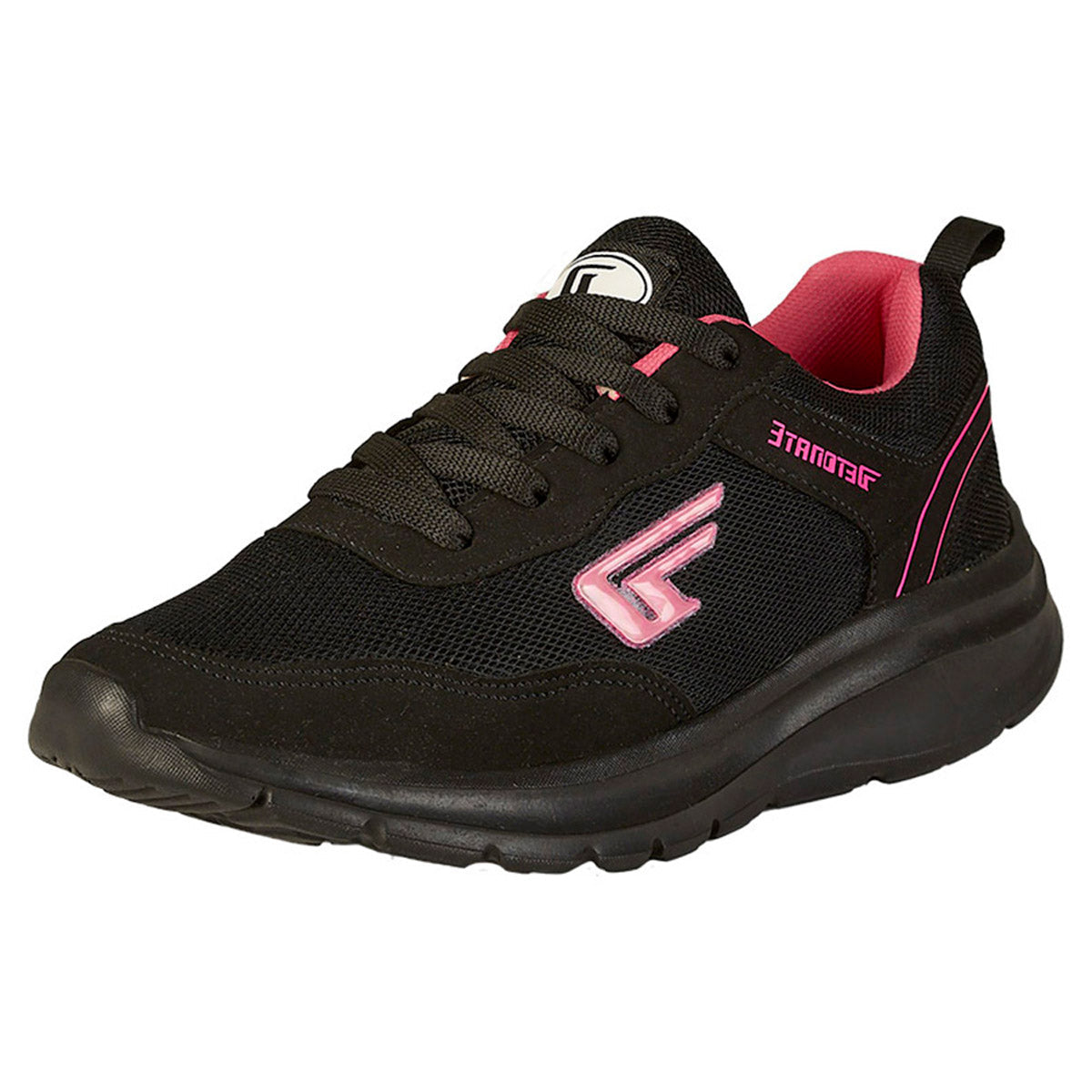 Tenis Deportivo Para Mujer CASTALIA 701-003 Negro con Rosa