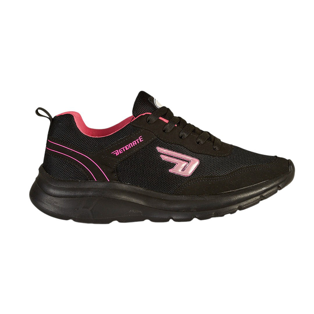 Tenis Deportivo Para Mujer CASTALIA 701-003 Negro con Rosa