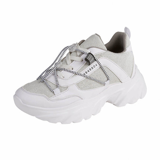 Tenis Urbano Para Mujer CASTALIA 748-61 Blanco Doble Cintas