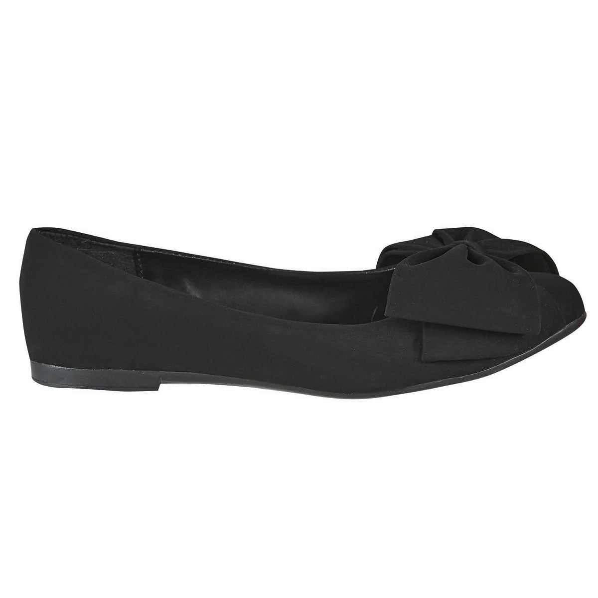 Balerina Para Mujer CASTALIA Negro con Moño 157-23