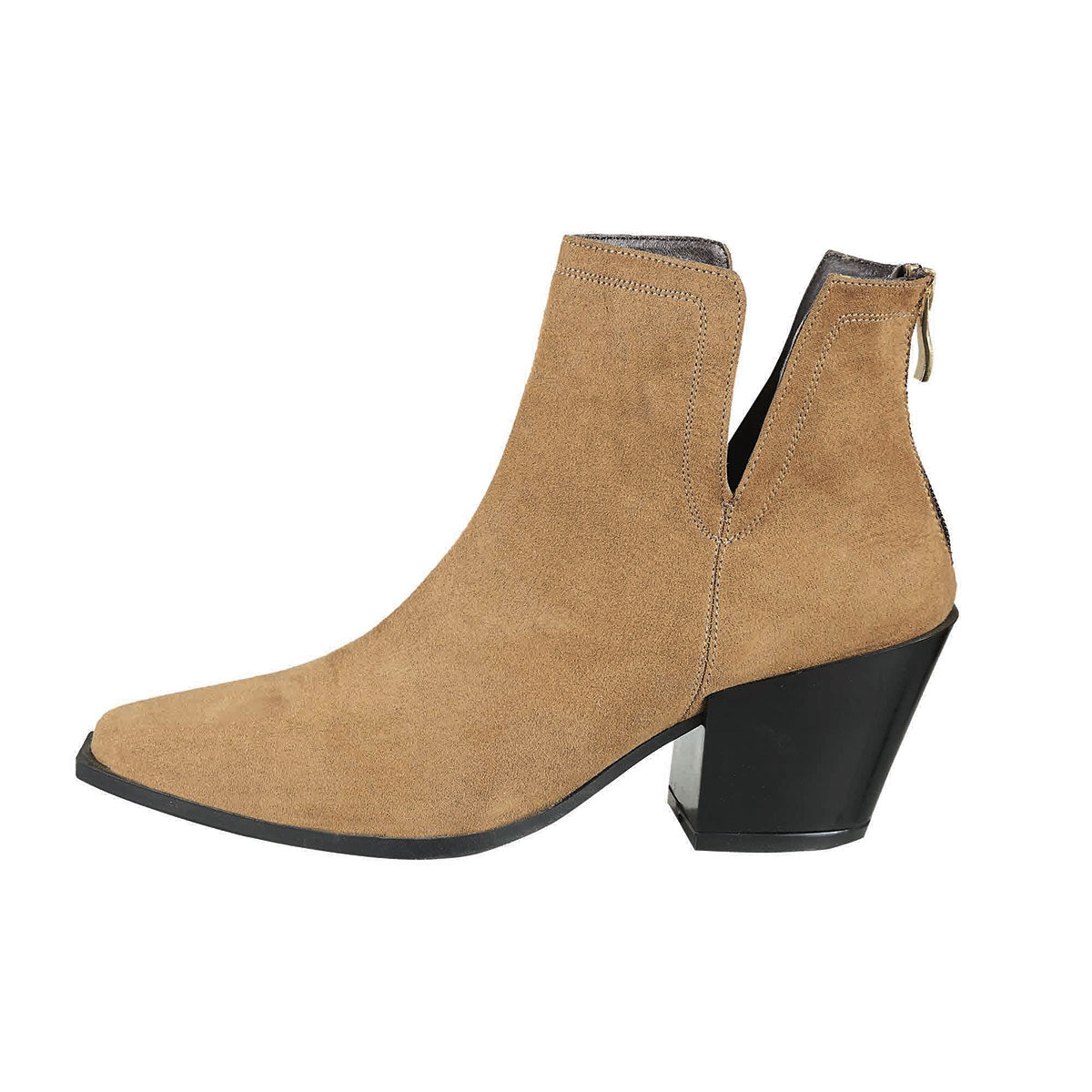 Botin de Gamuza Para Mujer CASTALIA Almendra 256 63